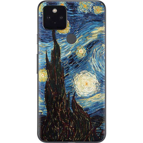 Vincent Van Gogh The Starry Night Google Pixel 5a Skin